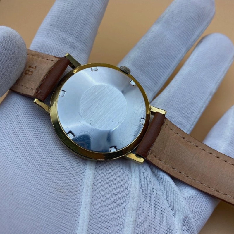 Vintage Tissot Seastar Jumbo Watch Men's Automatic Cal 2481 ETA Swiss Gold Dial